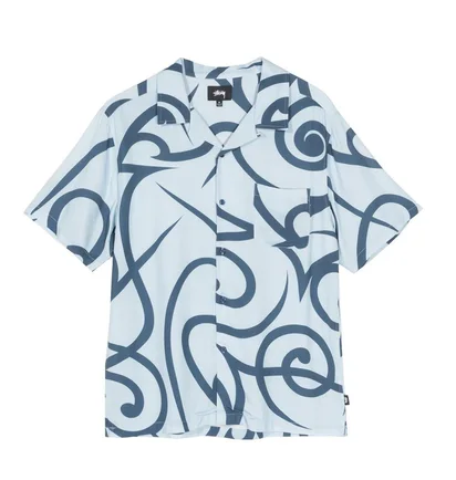 Stüssy Tribal Pattern Shirt (Blau)