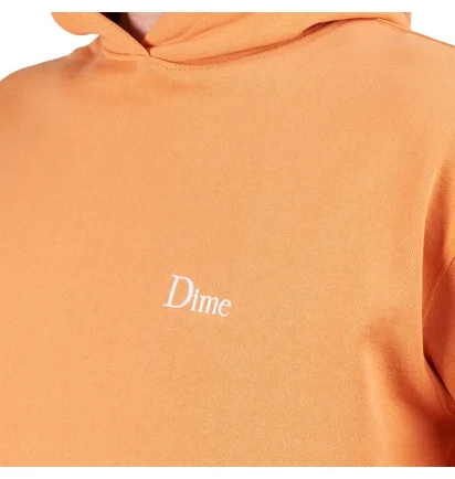 Dime Classic Small Logo Hoodie (Orange)