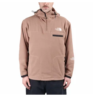 The North Face NSE Fleece Anorak Jacke (Braun)