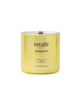 retaW Fragrance Candle 'Evelyn' (Metallic Gold)