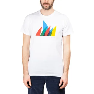 Norse Projects Niels Spinnaker Logo T-Shirt (Weiß)