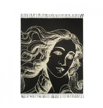Stüssy Venus Jaquard Blanket (Beige / Schwarz)