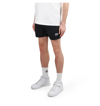 C.P. Company Eco-Chrome R Short Logo Swim Shorts (Schwarz)