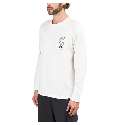 Parra Rest Day Long Sleeve T-Shirt (Weiß)