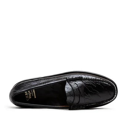 G.H.BASS x Maharishi Larson Penny Loafers (Schwarz)