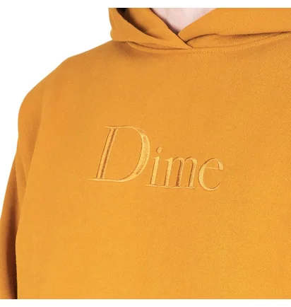 Dime Classic Logo Hoodie (Braun)