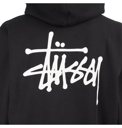 Stüssy Basic Hoodie (Schwarz)