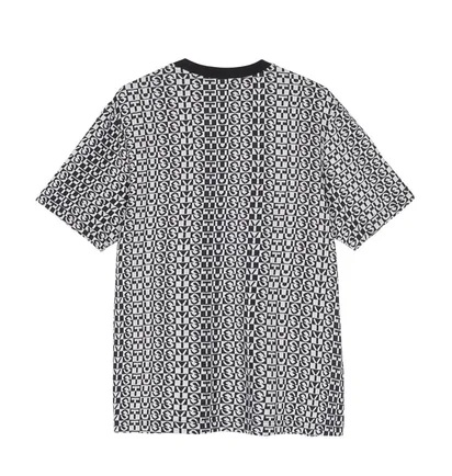 Stüssy Check Crew Tee (Schwarz / Weiß)