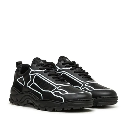 Filling Pieces Low Curve Iceman Silk (Schwarz / Weiß)