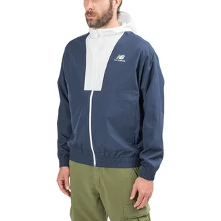 New Balance Athletics Full Zip Jacket (Navy / Weiß)