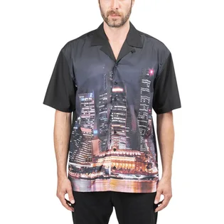 Pleasures Metro Button Down Shirt (Schwarz)