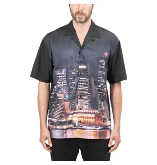 Pleasures Metro Button Down Shirt (Schwarz)
