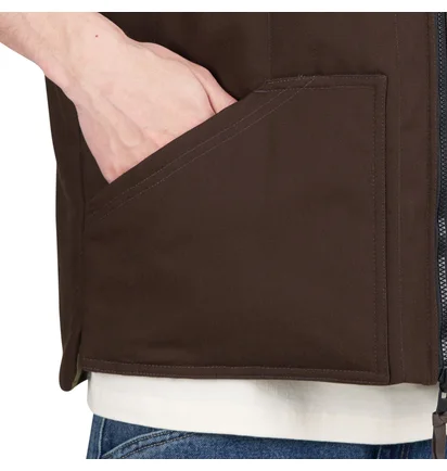 Converse x Patta Four-Leaf Clover Utility Reversible Padded Vest (Braun)