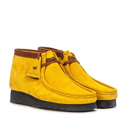 Clarks Originals x Wu Wear Wallabee WW (Gelb Wildleder)