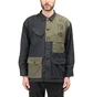 Neighborhood Combat LS Shirt (Schwarz / Oliv)