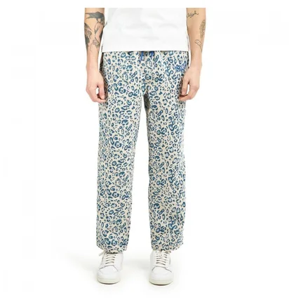 Pleasures Eclipse Cheetah Beach Pants (Cream / Blau)
