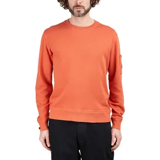 C.P. Company Cotton Fleece Resist Dyed Sweatshirt (Orange)