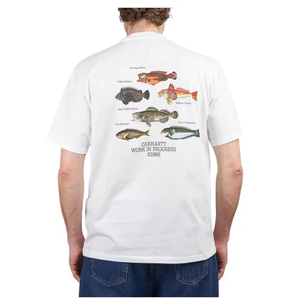 Carhartt WIP S/S Fisch T-Shirt (Weiß) – Carhartt WIP text_image_alt 3