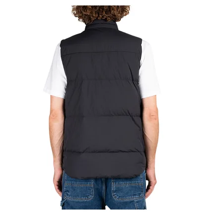 Snow Peak Recycled Nylon Ripstop Down Weste (Schwarz)