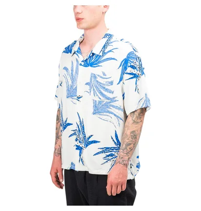 Stüssy Cactus Rayon Shirt (Weiß)