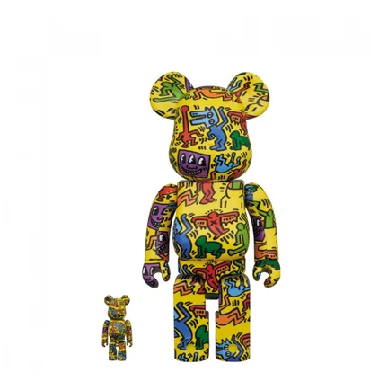 Medicom 100% + 400% Keith Haring #5 Be@rbrick Toy