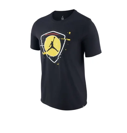 Nike Air Jordan Sportswear T-Shirt 'Last Shot' (Schwarz / Gelb)