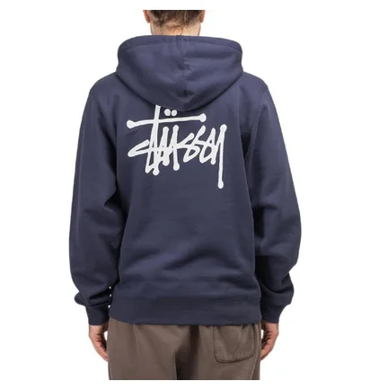 Stüssy Basic Hoodie (Navy)