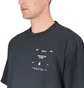 Obey Around the Globe Pigment T-Shirt (Schwarz)