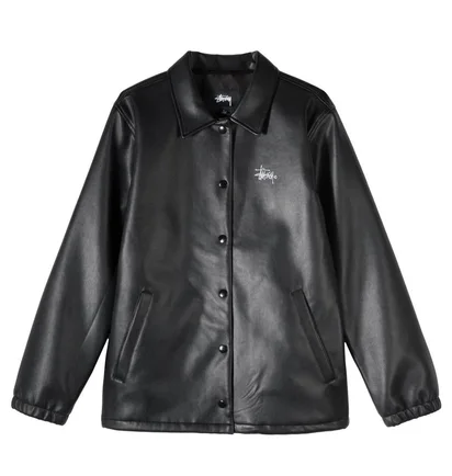 Stüssy WMNS Pu Coach Jacket (Black)