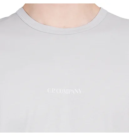 C.P. Company 24/1 Jersey Relaxed Fit T-Shirt (Hellgrau)
