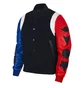 Air Jordan DNA Varsity Jacket (Schwarz / Rot / Blau)