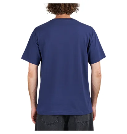 Dime Classic Small Logo T-Shirt (Navy)