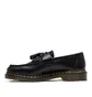 Dr. Martens Adrian Yellow Stitch Smooth Tassle Loafer (Schwarz)