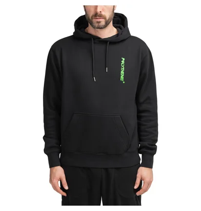 Polythene* Optics Logo Hoodie (Schwarz / Grün)