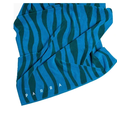 Parra Aqua Weed Waves Beach Towel (Blau / Petrol)
