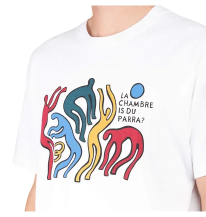 by Parra La Chambre Nuit T-Shirt (Weiß / Multi)