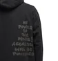 Brain Dead Tonal Type Print Hoodie (Schwarz)