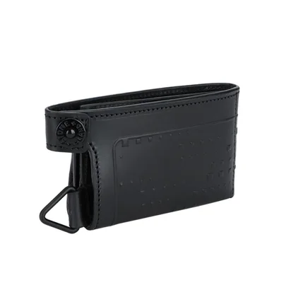Stone Island Shadow Project Quad Sleeve Wallet (Schwarz)