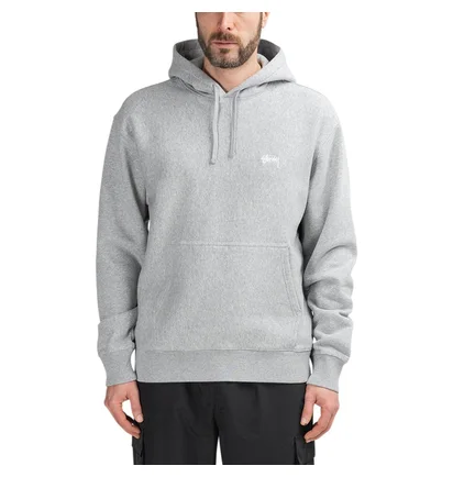 Stüssy Stock Logo Hoodie (Grau)