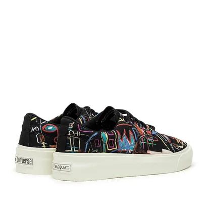 Converse x Basquiat Skid Grip OX (Schwarz / Multi)