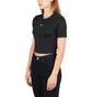 Nike W NSW ESSNTL TEE SLIM CRP (Schwarz)