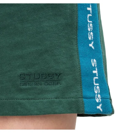 Stüssy WMNS Rib Logo Short (Grün / Blau)