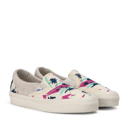 Vans Classic Slip-On Bricolage LX ''Embroidered Palm'' (Beige)