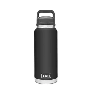 Yeti Rambler 36oz (1065ml) Flasche mit Chug Cap (Schwarz)