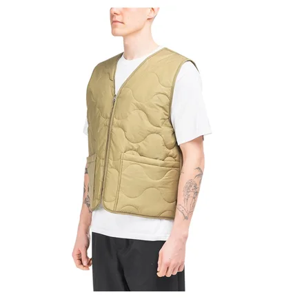 Stüssy Quilted Liner Vest (Khaki)