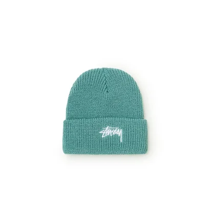 Stüssy Stock Cuff Beanie (Türkis)