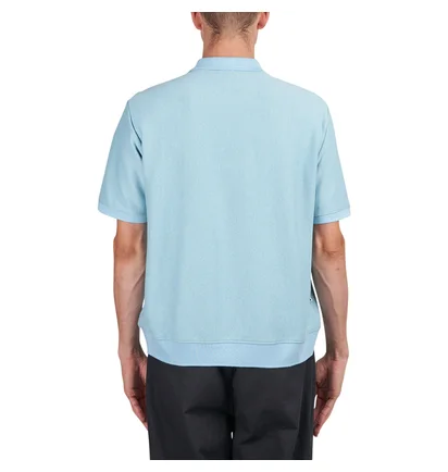 Obey Monument Button-Up Polo (Blau / Creme)