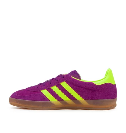 adidas Wmns Gazelle Indoor (Lila / Neongelb)