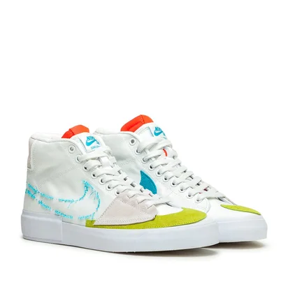 Nike SB Zoom Blazer Mid Edge (Weiß / Multi)