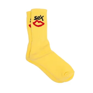 Sex Skateboards Logo Socks (Gelb)
